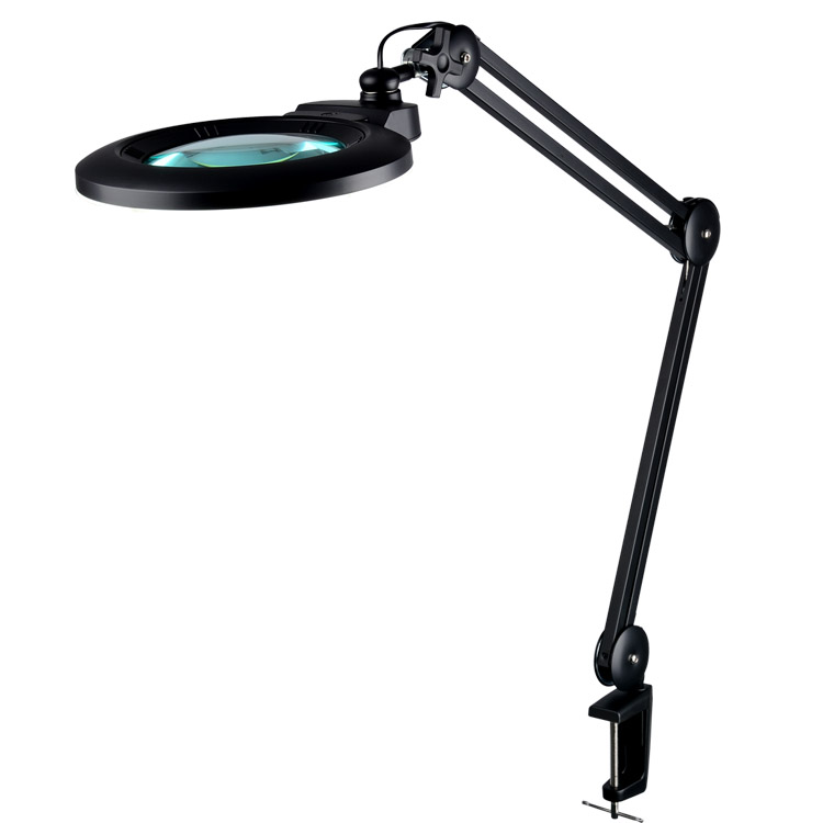 5inch Patent Magnifier Lamp Magnifying Desk Clamp Lamp - Color: Different Available