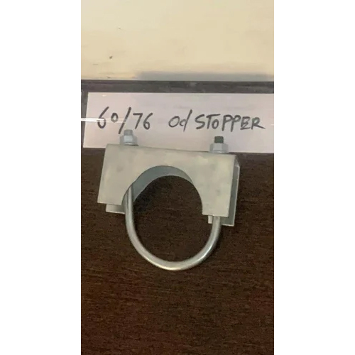 60-76 Od Stopper Clamps - Color: Silver