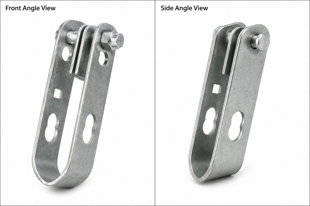Double Hook Dip - Color: Silver