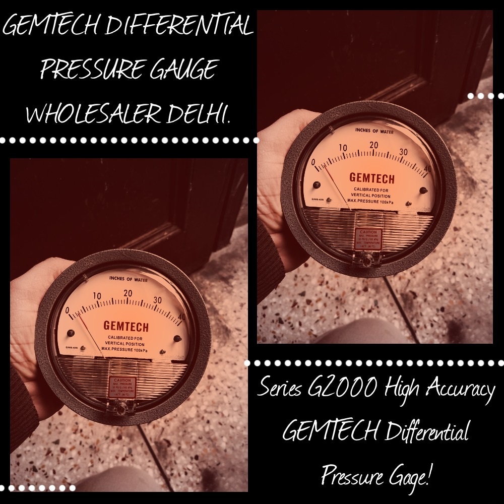 GEMTECH Differential Pressure Gauge Supplier From Nakur Uttar Pradesh
