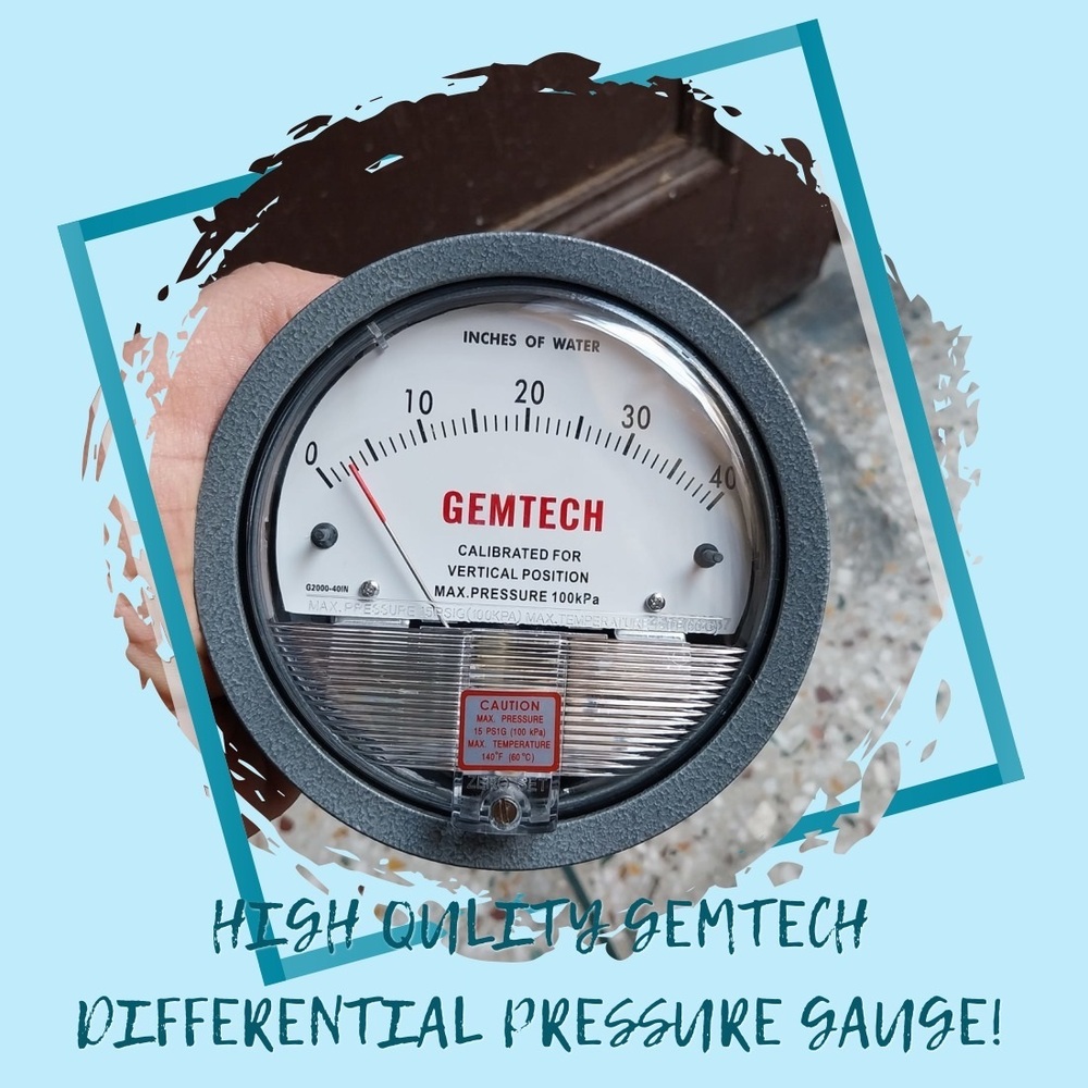 GEMTECH Differential Pressure Gauge Supplier From Nanded Maharashtra