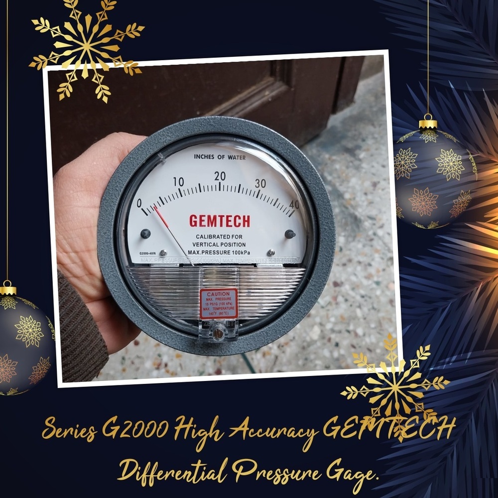 GEMTECH Differential Pressure Gauge Supplier From Nanded Maharashtra
