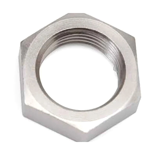 Stainless Steel Check Nut - Color: Silver