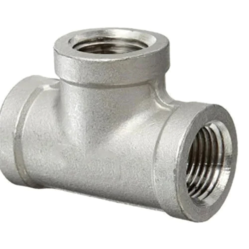Stainless Steel High Pressure Tee - Color: Silver