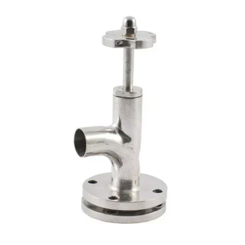 Stainless Steel Angular Valve - Color: Silver