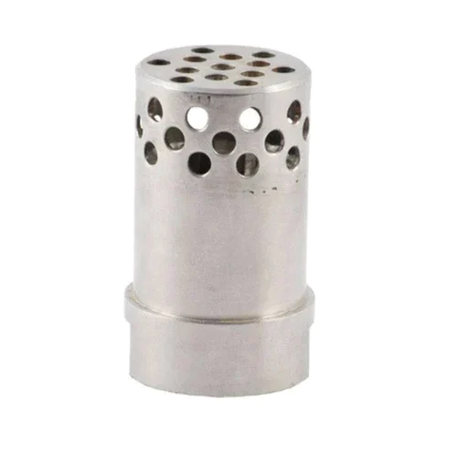 Stainless Steel Foot Valve - Color: Silver