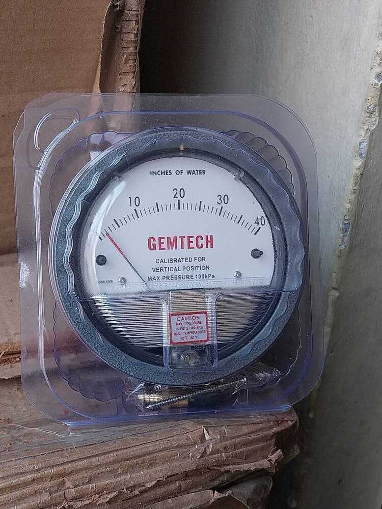 GEMTECH Differential Pressure Gauge Wholesaler From Mansa Punjab