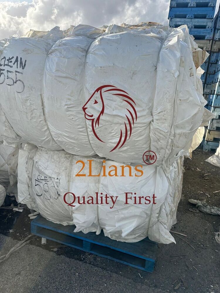 LLDPE Film on bales White scrap