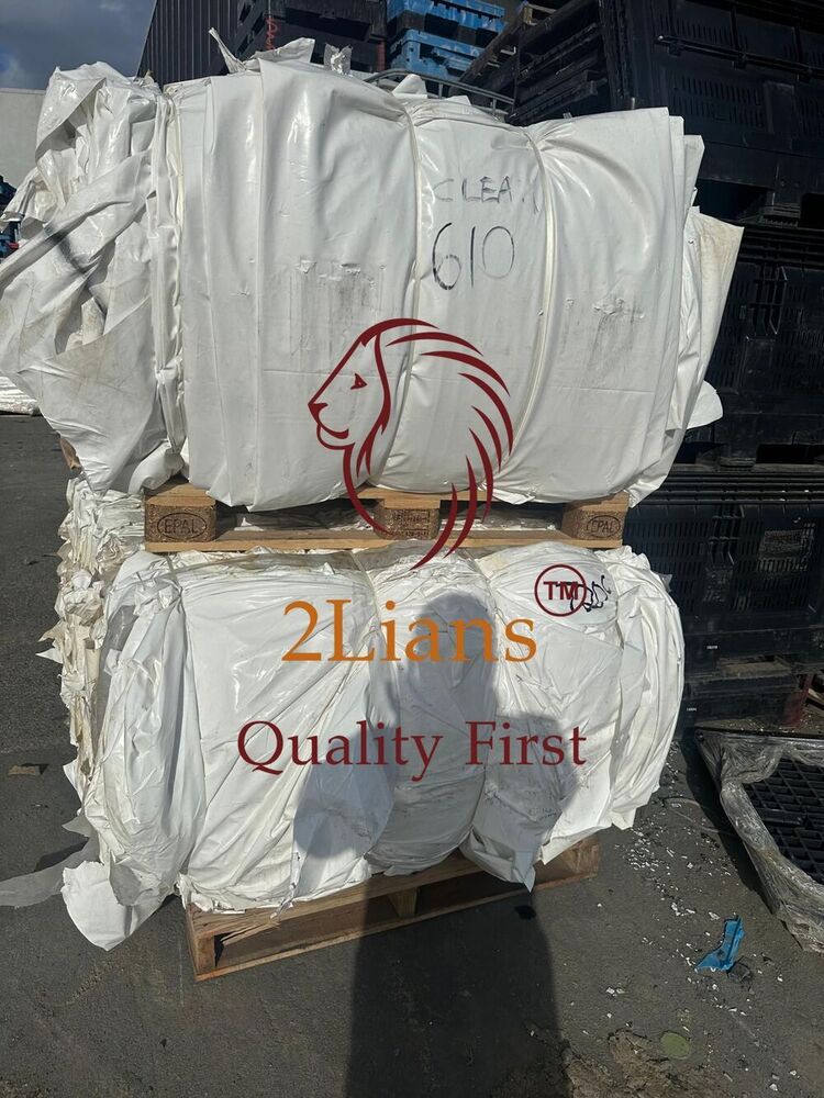 LLDPE Film on bales White scrap