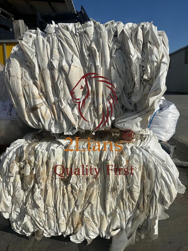 LLDPE Film on bales White scrap