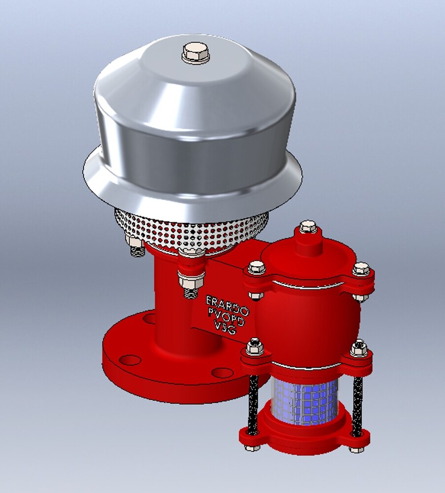 Breather Valve with Silica Gel Pot