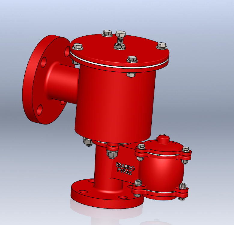Spring Loaded Breather Valve (pipe Away)
