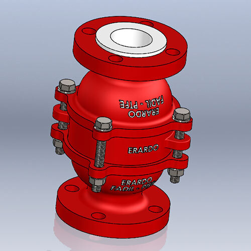 PTFE लाइन वाला फ्लेम अरेस्टर