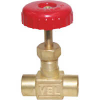 Brass Needle Control Valves - Color: Golden