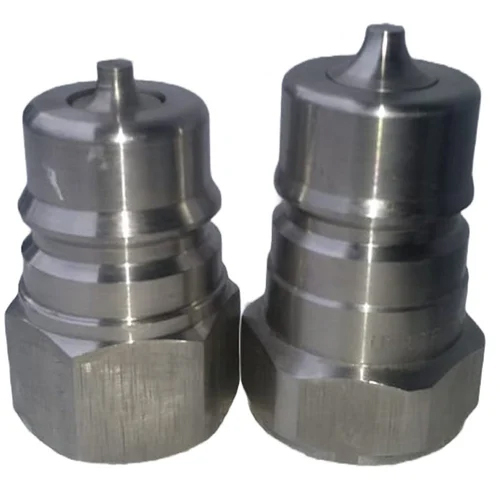 Male Quick Release Coupling - Color: Silver