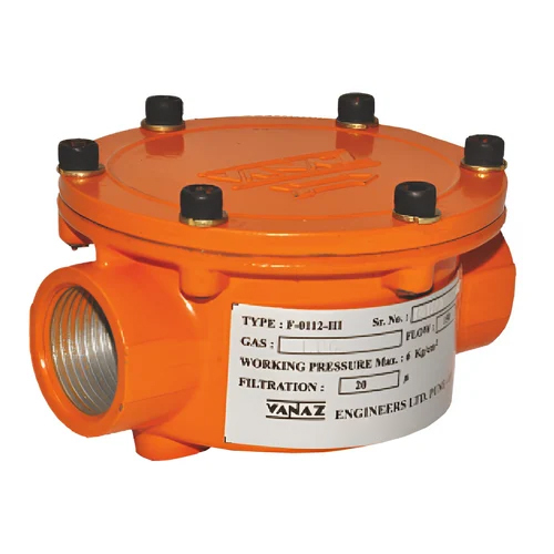 Filter Aluminium Die Casting - Color: Orange