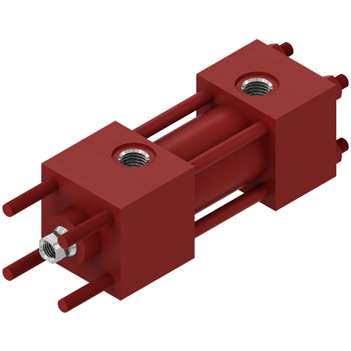 Mx3 Double Acting Hydraulic Cylinder - Body Material: Steel