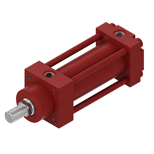 Vn Double Acting Hydraulic Cylinder - Body Material: Steel