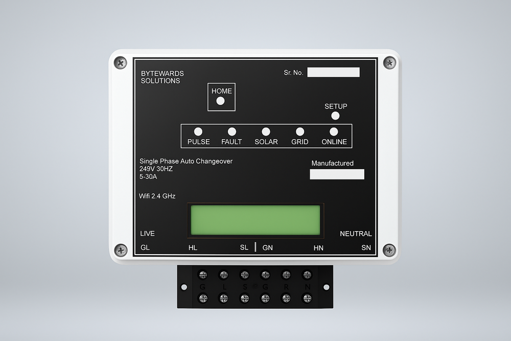 Single Phase Automatic Solar Energy Changeover - Current Rating: 5-30A; 10-60A