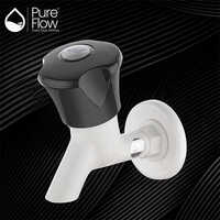 11101 Bib Cock with Flange