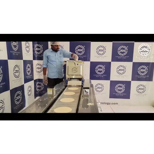 Commercial Automatic Roti Making Machine - Stainless Steel, Rectangular, White Finish | 230 Volt, 575 Kg, Automatic Roti Production Solution