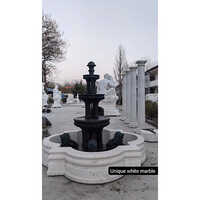 Black stone water fountain