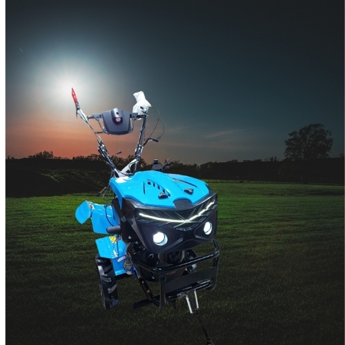 Power Weeder -186fe With Head Light Model -Diesel - Color: Bule & Black