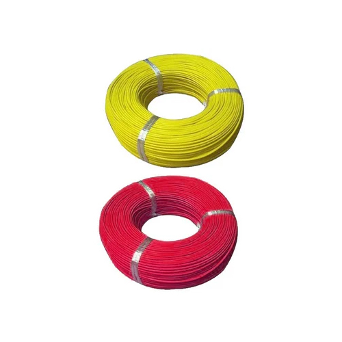 Pvc Coated Wire - Color: Red And Yellow