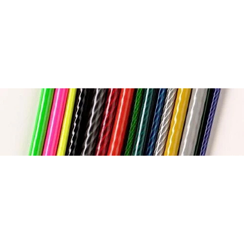 Vinyl Coated Wire - Color: Silver