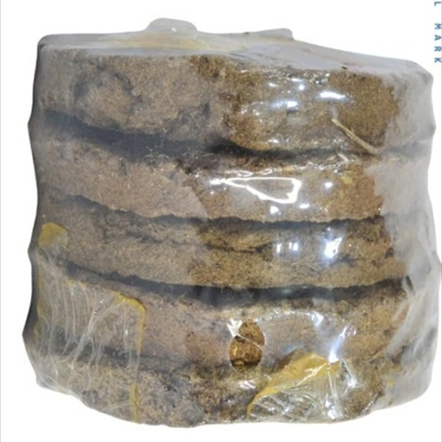 Cow Dung Panchakavya Diya - Color: Brown