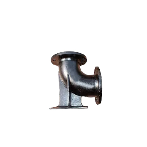 Di Flanged 90 Degree Duckfoot Bend - Color: Black