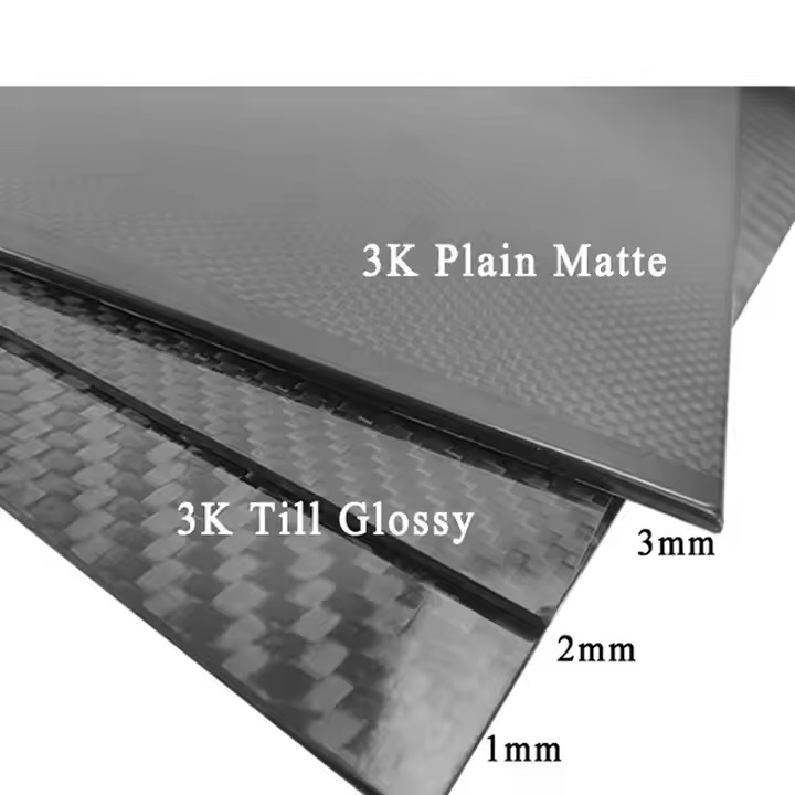 Carbon Fiber Sheet - Color: Black