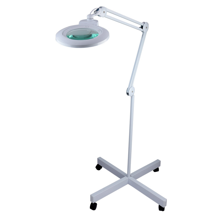Led Magnifier Lamp 3x 5x Magnification Changeable Lens Desktop Magnifying Lamp - Color: Different Available