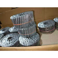 10mm Screw Coil Nail - Color: Silver