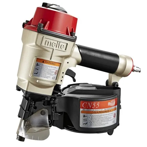 Meite Cn55 Pneumatic Coil Nailer - Air Consumption: 120 Psi
