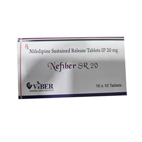 20mg Nefiber SR Nifedipine Sustained Release Tablets