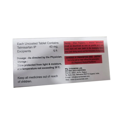 40mg Teldyn Telmisartan Tablets