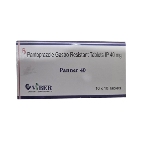 40Mg Panner Pantoprazole Gastro Resistant Tablets - Drug Type: General Medicines