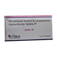 15mg Airfix M Montelukast Sodium Levocetirizine Hydrochloride Tablets - Drug Type: General Medicines