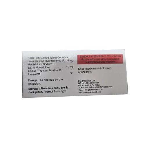 15mg Airfix M Montelukast Sodium Levocetirizine Hydrochloride Tablets - Drug Type: General Medicines