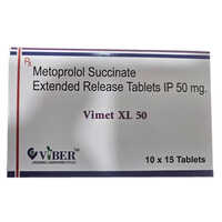 50mg Vimet XL Metoprolol Succinate Extended Release Tablets