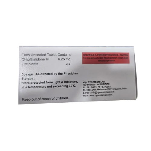6.25mg Uretic C Chlorthalidone Tablets - Drug Type: General Medicines