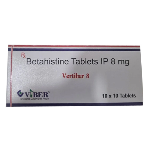 8mg Vertiber Betahistine Tablets