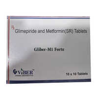 Glider M1 Forte Glimepiride Metformin SR Tablets
