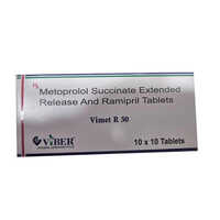 50mg Vimet R Metoprolol Succinate Extended Release Ramipril Tablets