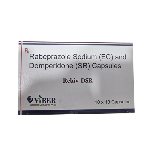 30mg Rebiv DSR Rabeprazole Sodium EC Domperidone SR Capsules