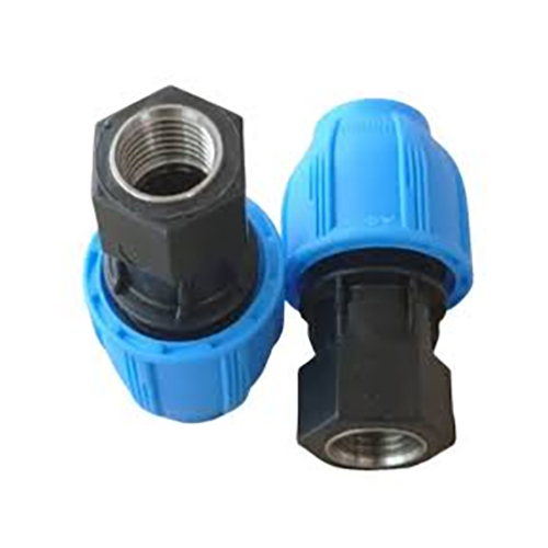 Female Threaded Adapter - Color: Blue & Black