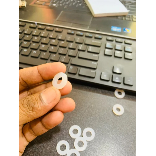 White Silicone Washer - Color: Orange
