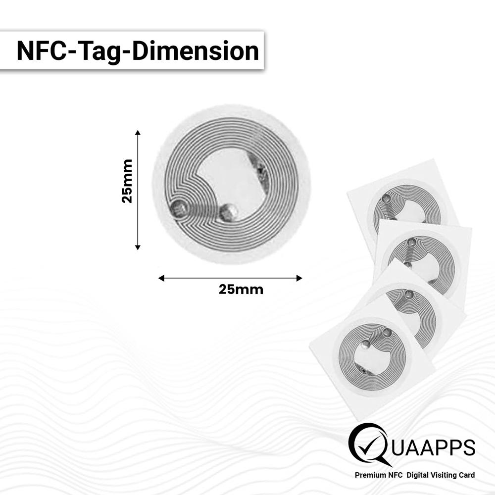 Nfc 13.56 Mhz Nfc Type 2 Sticker, Customizable Rfid Tags - Color: White
