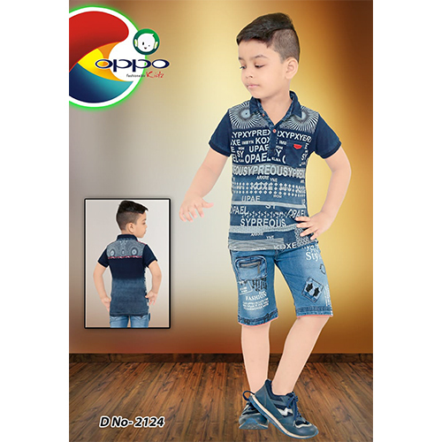 D.no-2124 Boys T-Shirt And Shorts